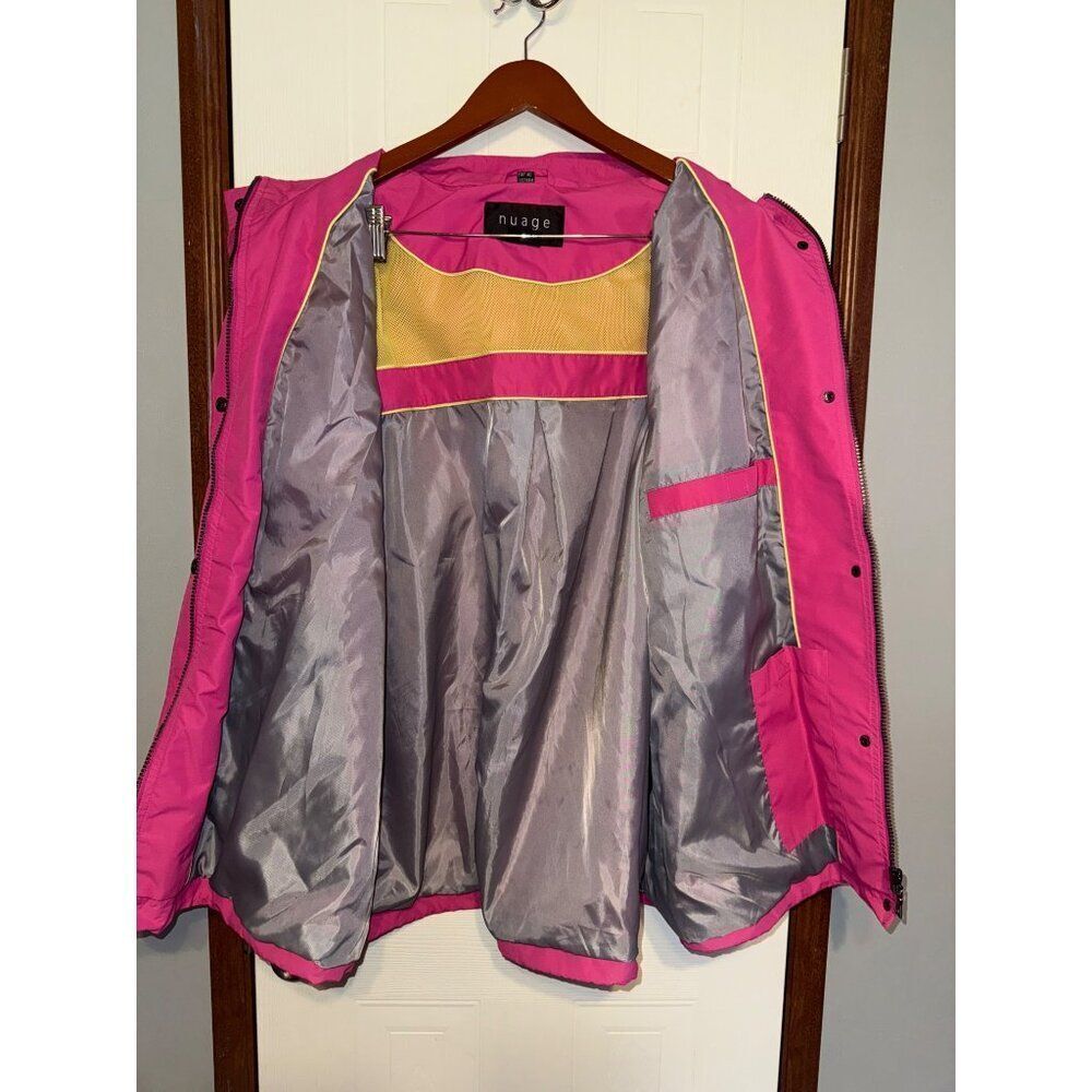 Nauge Pink Floral Magic Print Raincoat Q4877HE-756 Sz 1X - Picture 3 of 16