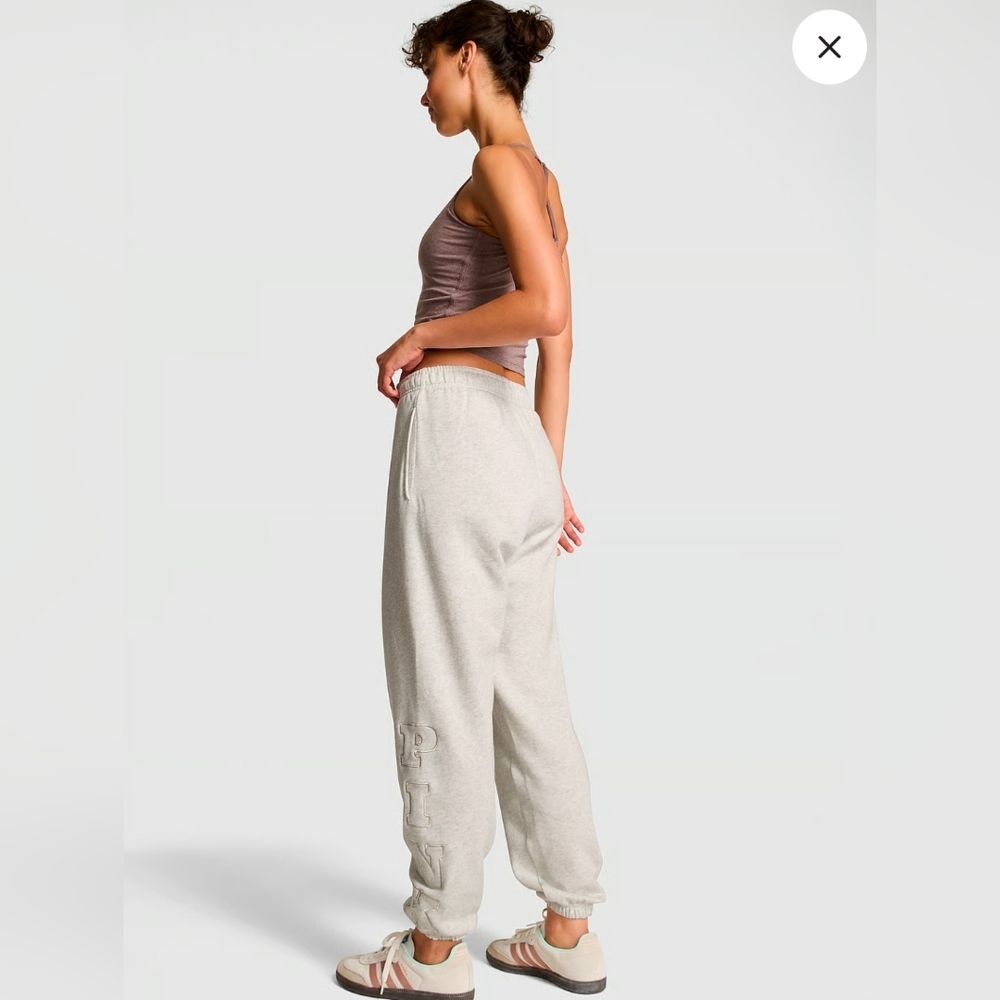 (NIP) Xxl Vs Pink Campus Fleece Sweatpants