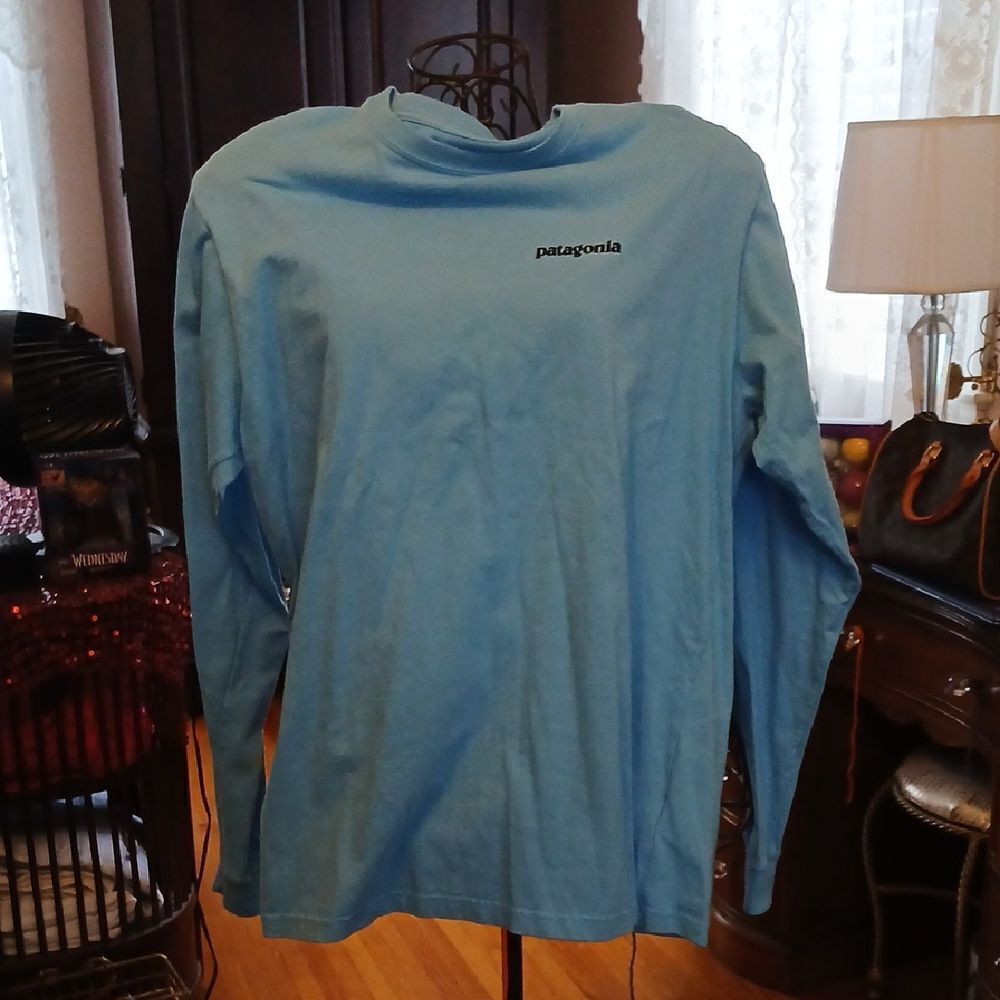 Patagonia Men's Blue Long Sleeve Shirt