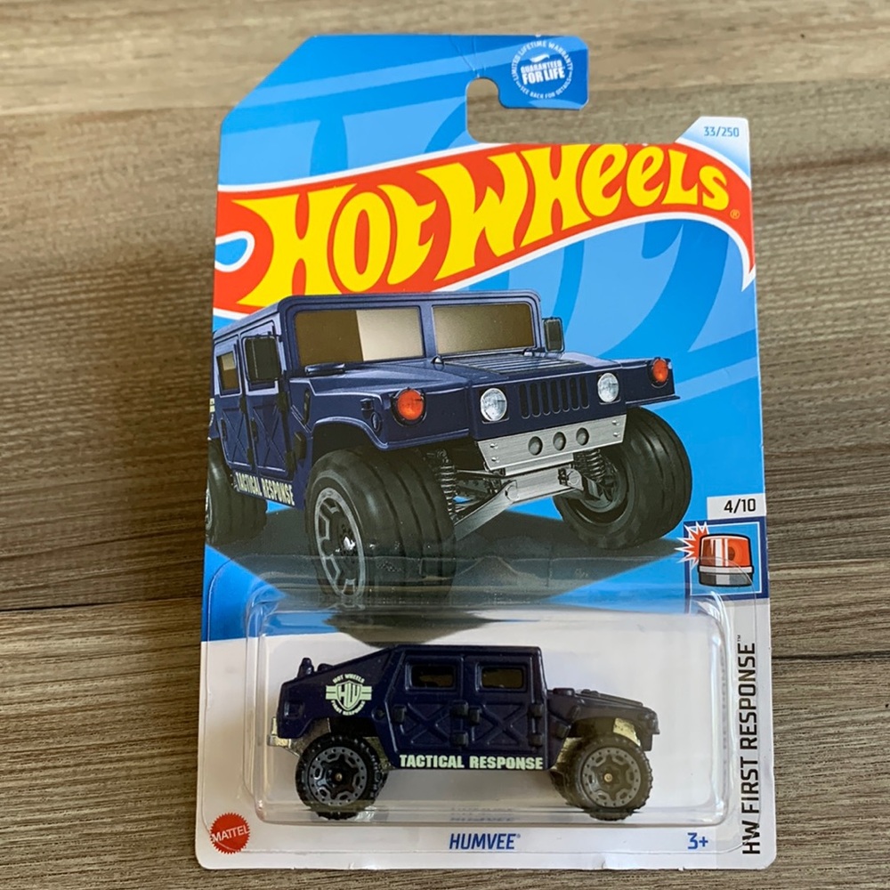 Hot Wheels Blue Hummer Humvee First Response Hotwheels New 2024 Military Vehicle