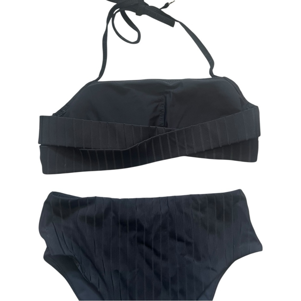 lululemon athletica High Waist Cross-Back Black Bikini Set 4 EUC - Picture 6 of 10