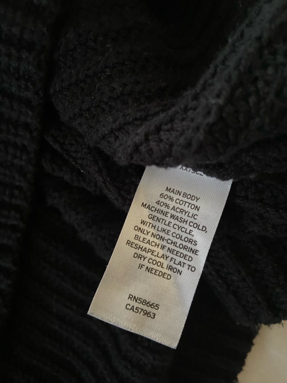 bp Black Ribbed Crewneck Sweater - Picture 5 of 6