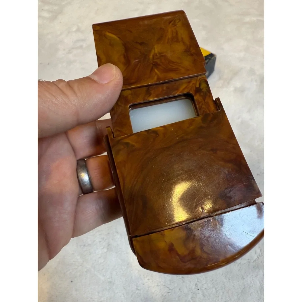 Arcadia Commander Viewer Vintage Pocket Self-Illuminating Slide Viewer Brown Box - Picture 5 of 5