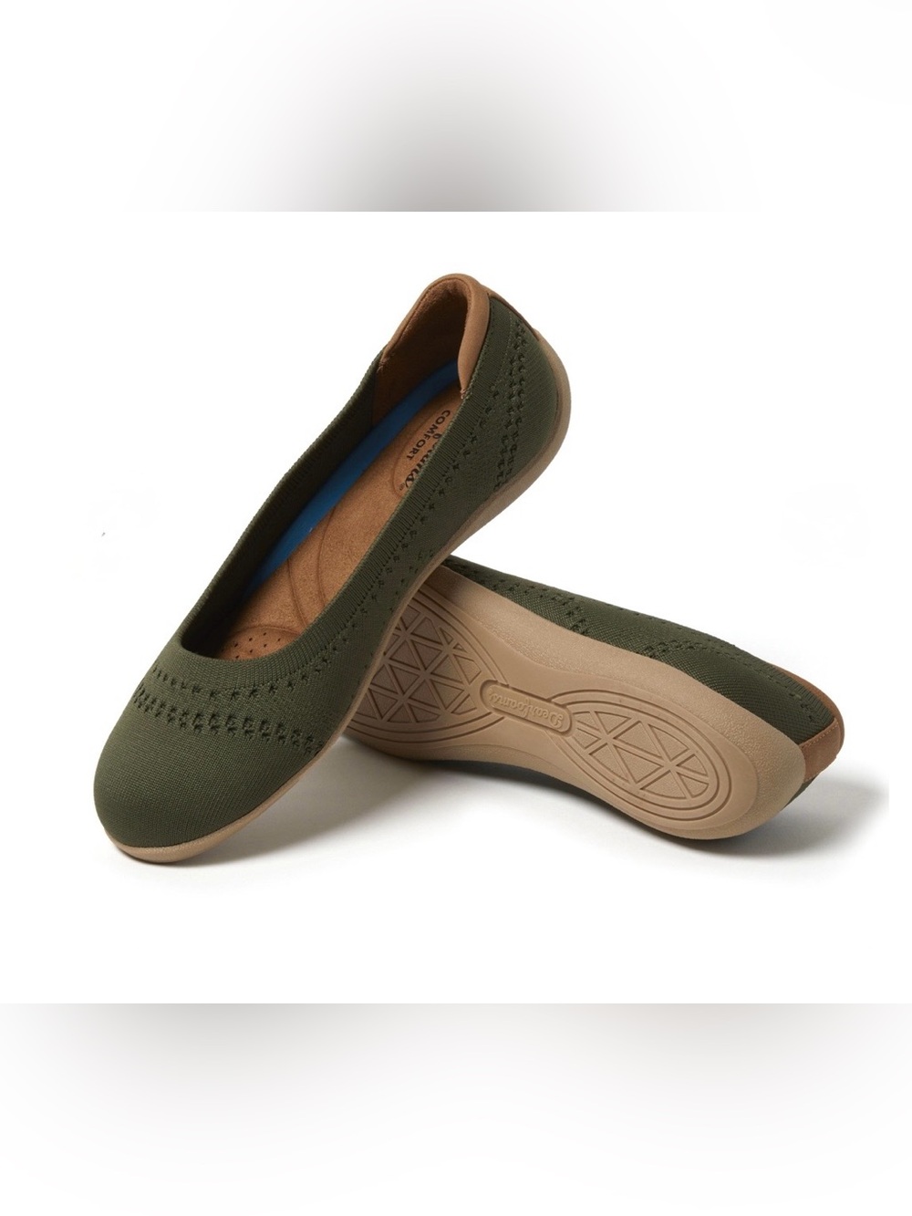 Dearfoams Misty Ballet Flat with Shock Absorption. Like New Women’s 8.5