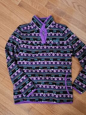 LL Bean fairisle fleece