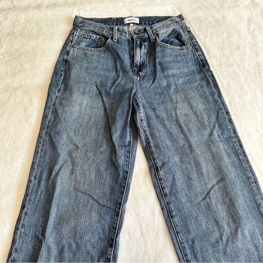 Pistola High Rise Wide Leg Jeans Size 25 - Picture 10 of 14