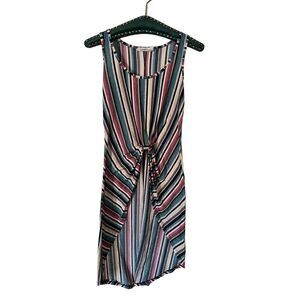 Liberty Love Front Knot Striped Tunic Size XS