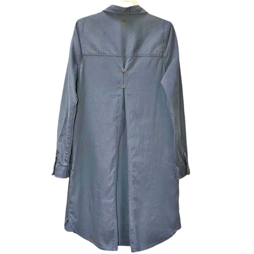 PrAna Yarrow Shirt Dress in Weathrred Blue Women’s L - Picture 7 of 9