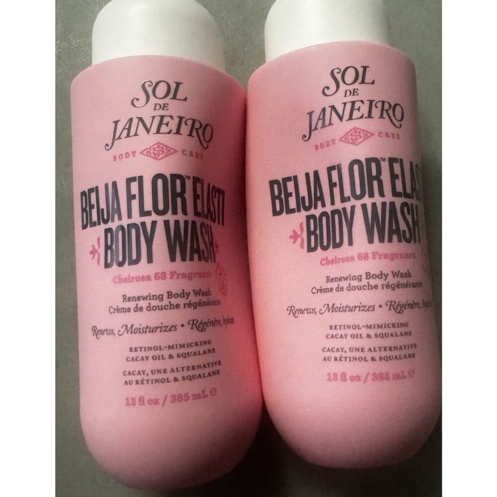 Sol de Janeiro Beija Flor Skin-Renewing 2X Body Wash 13 Oz Sealed.