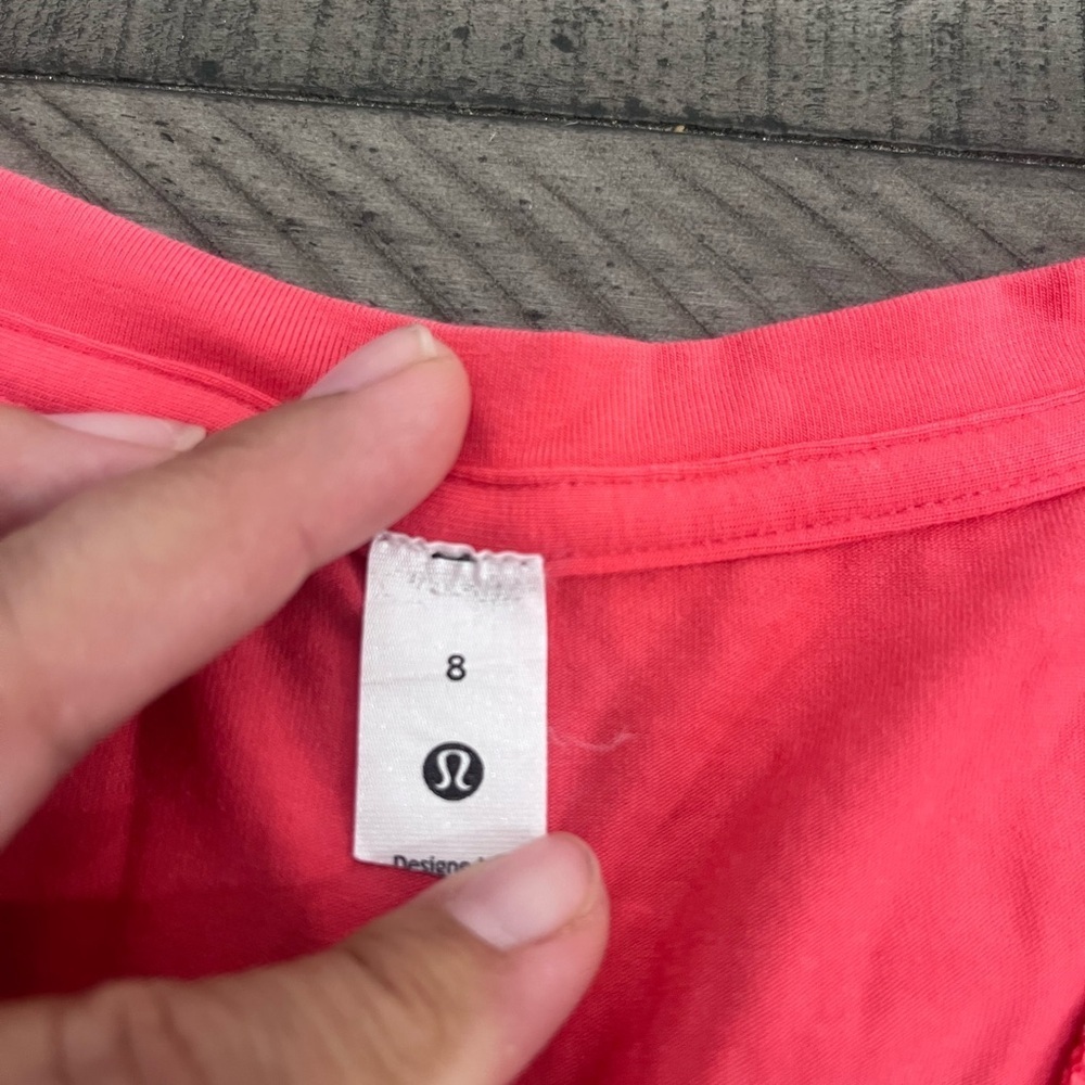 Lululemon Red Coral Tank - Picture 4 of 4