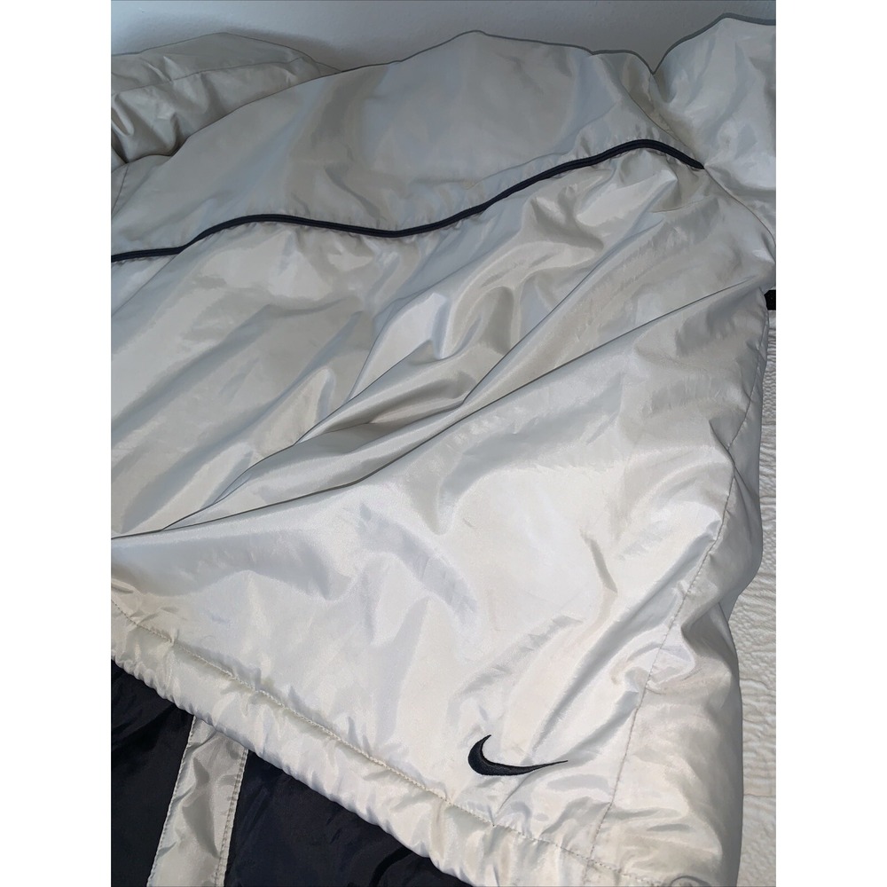 Vintage Nike Feather Down Puffer‎ Jacket Full Zip Sz L Swoosh - Picture 14 of 14