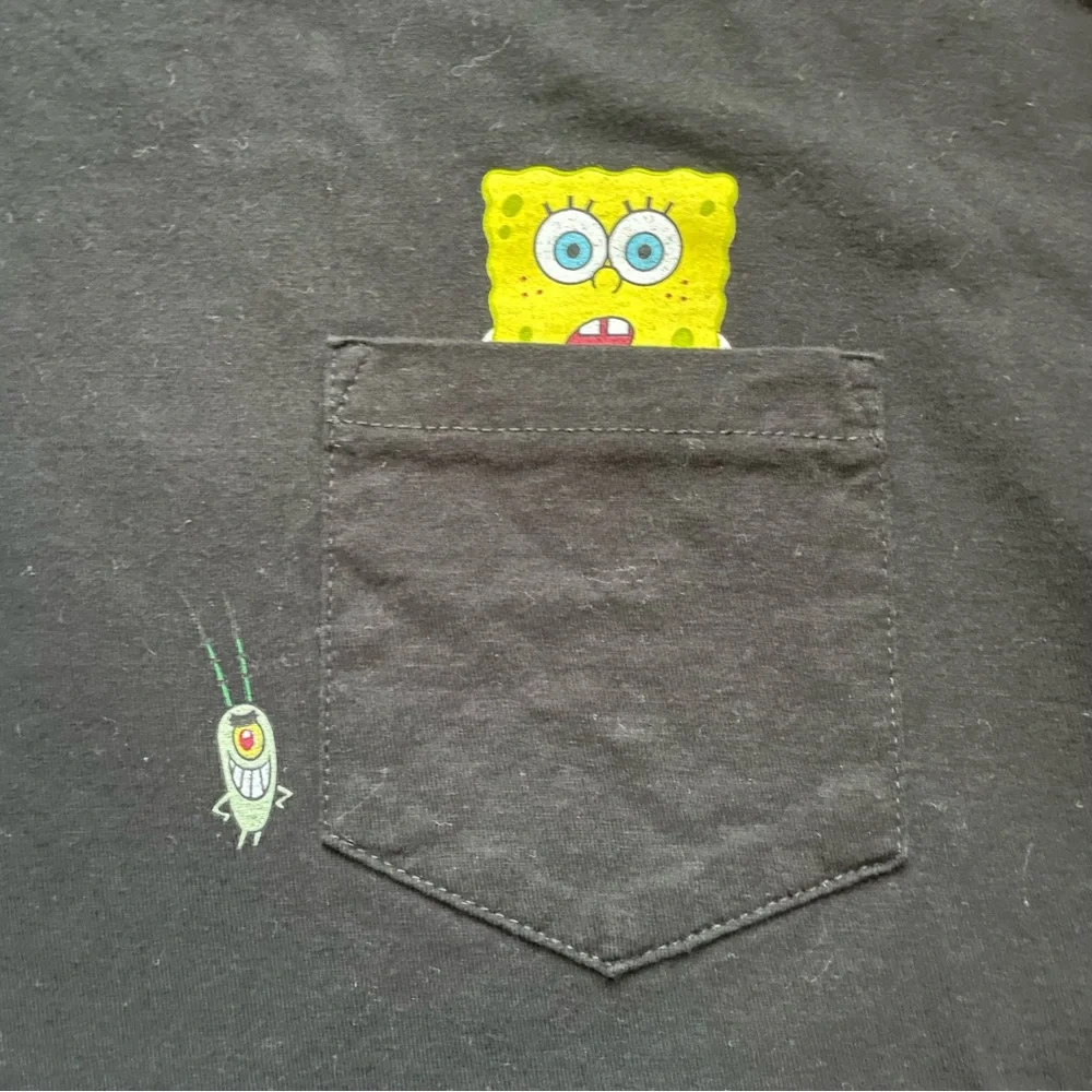 Vans "Off The Wall" SpongeBob SquarePants Black Tee, L - Picture 3 of 8