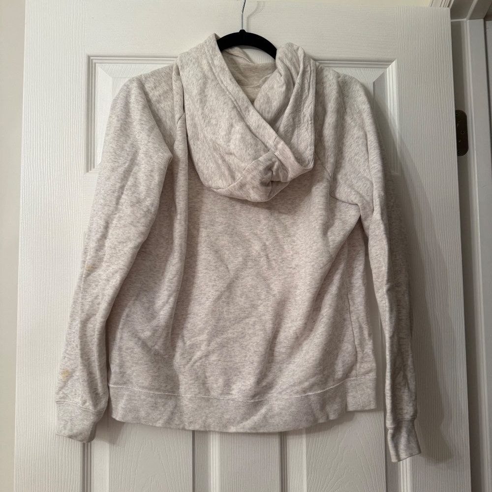 Nike Cowl Neck Grey Hoodie Sweatshirt - Picture 2 of 5