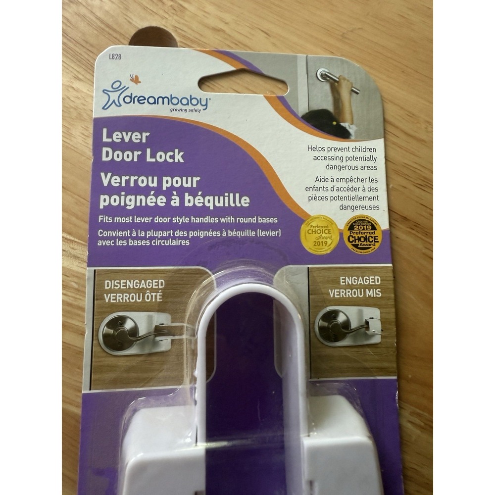 Dreambaby Safety Door Lock L828 Handle Child Lot Of 3 New - Picture 3 of 8