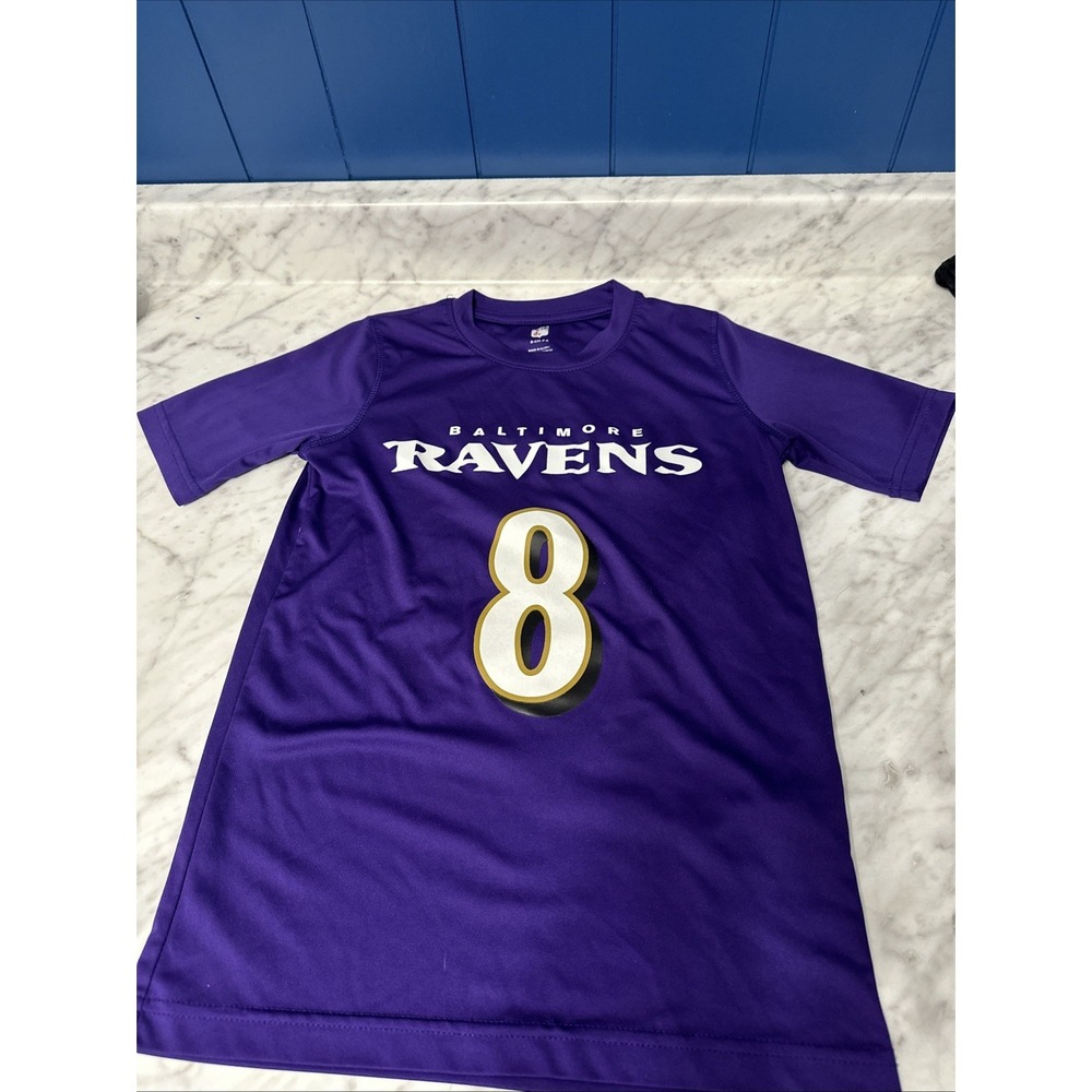 Youth Small NFL Lamar Jackson Ravens T-Shirt Jersey (Used)