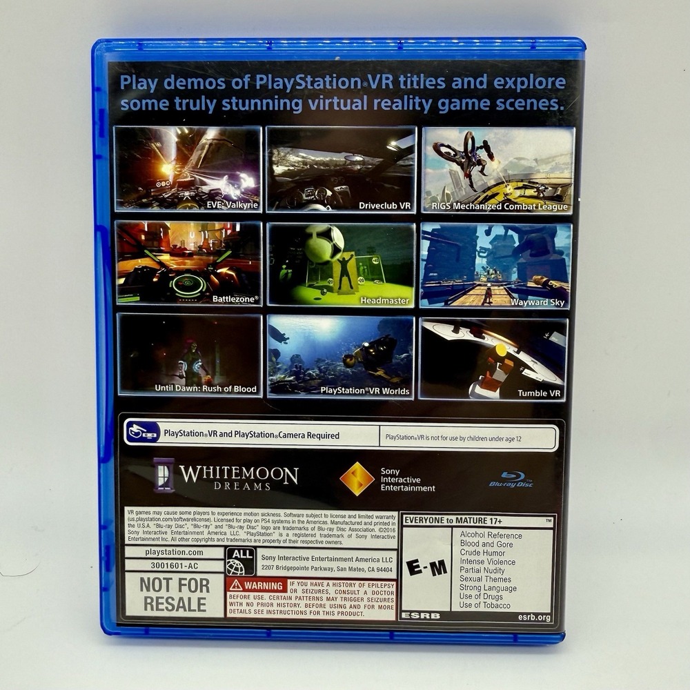 PlayStation VR Demo Disc‎ PS4 Video Game Virtual Reality - Picture 2 of 3