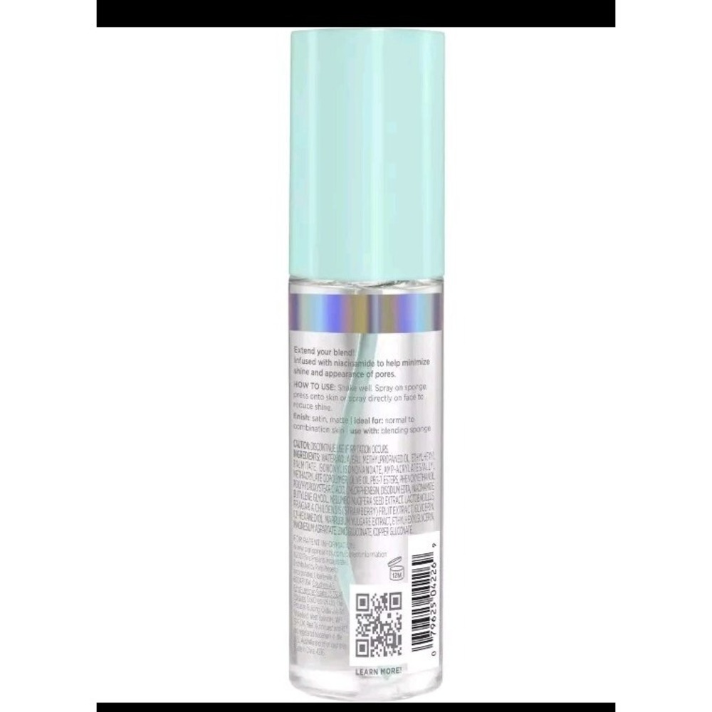 Real Techniques Setting Spray Satin Finish Extender for Face MakeUp 2oz Blur+Mat - Picture 4 of 6