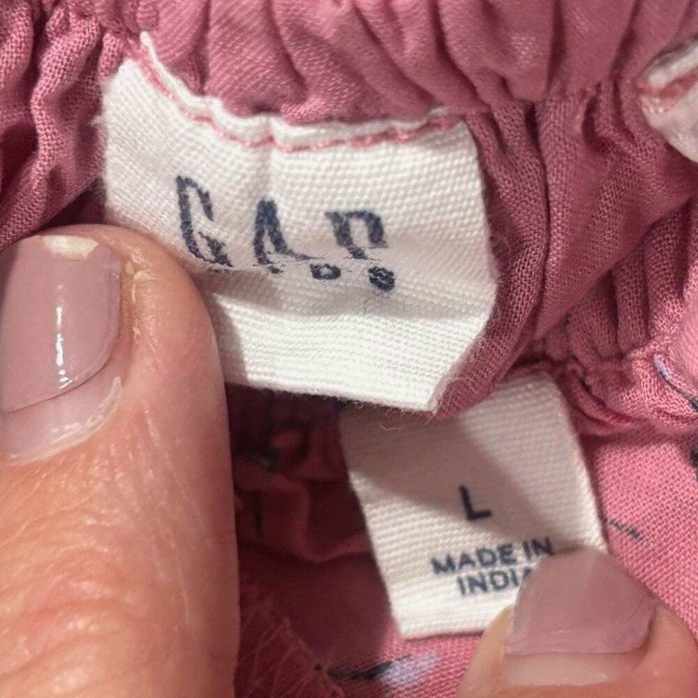 Gap Girls Skirt Set Size Large 10 Pink Floral - Picture 5 of 8