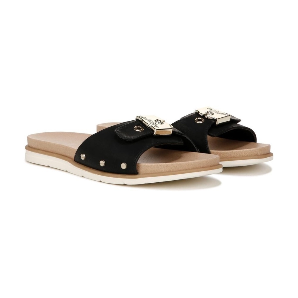 Black Slide Sandals