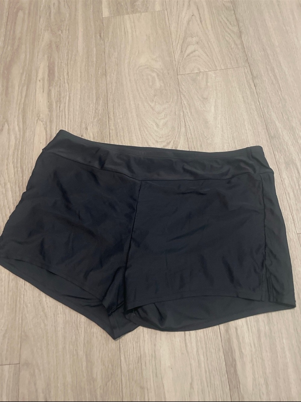 St. John's Bay Black Swim Boyshorts