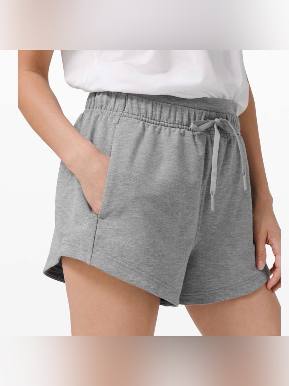 Lululemon Inner Glow Short 3" *Modal Heather Grey Shorts