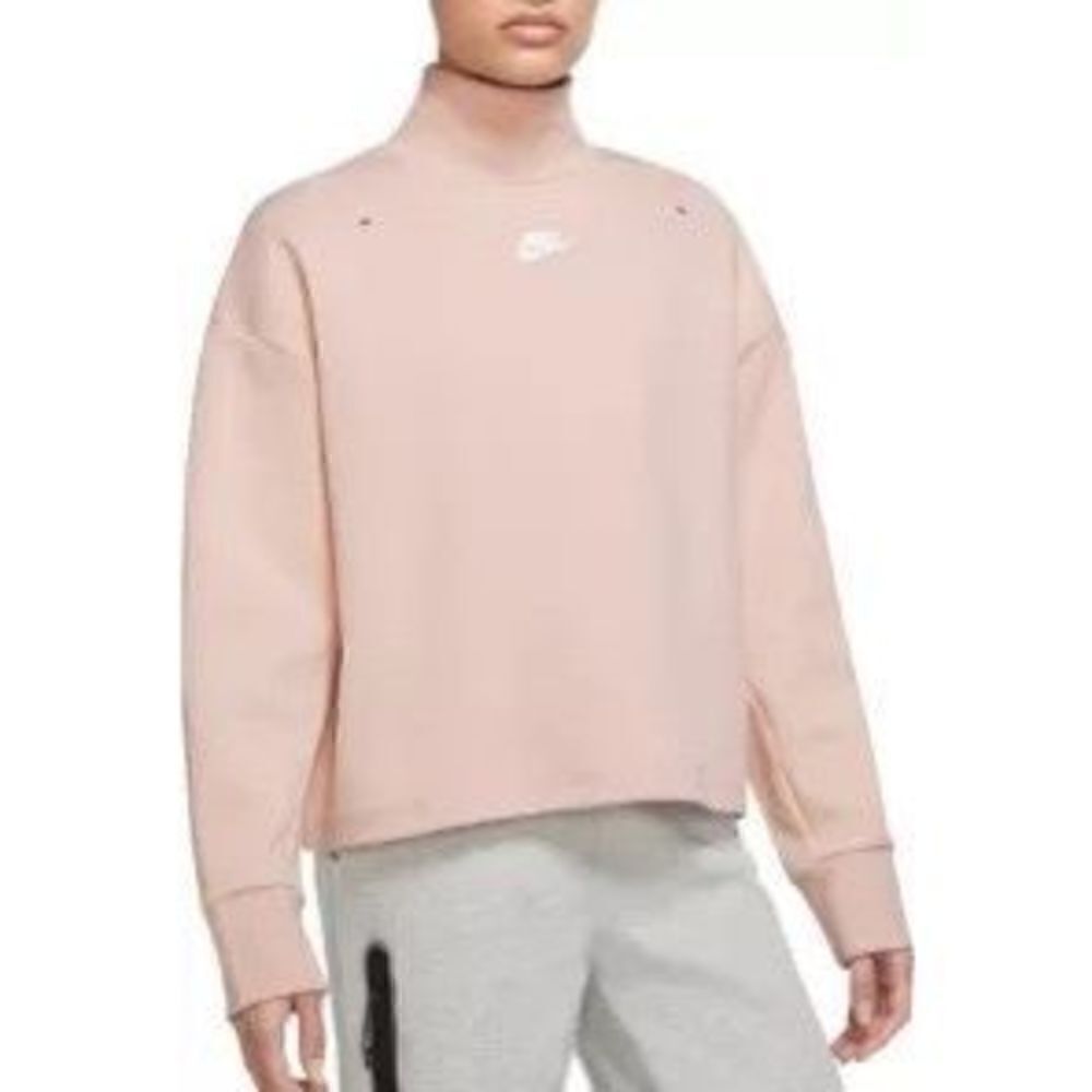 Nike Women's Sportswear Tech Fleece Mock Neck Pullover size XL