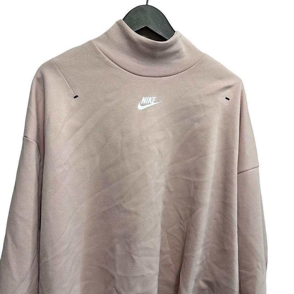 Nike Women's Sportswear Tech Fleece Mock Neck Pullover size XL - Picture 3 of 9
