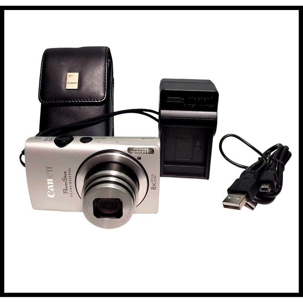 Canon PowerShot ELPH 310 HS / IXUS 230 HS 12.1MP Digital Camera Silver SD Card