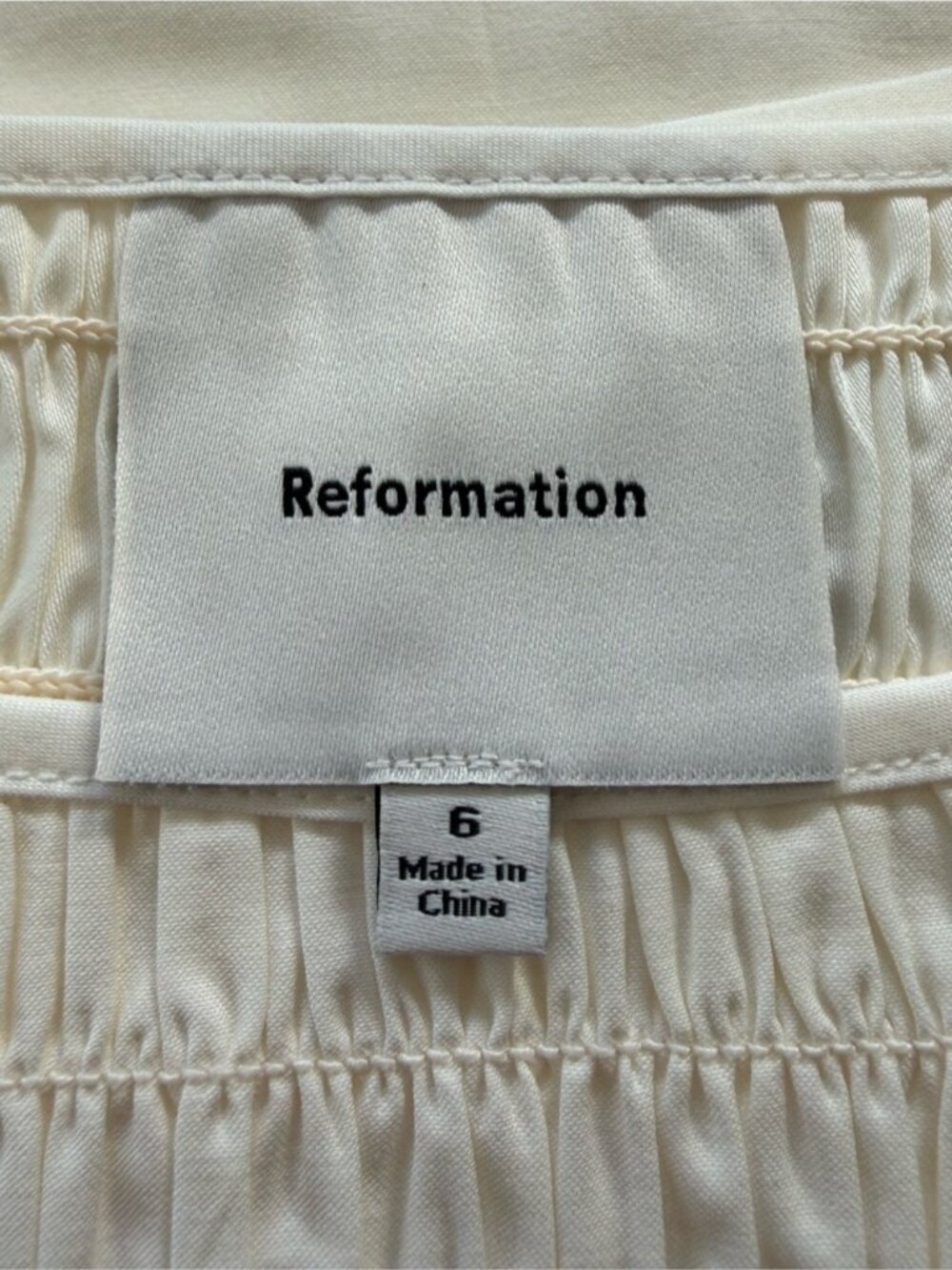 NEW Reformation Laguna Two Piece Matching Midi Set White US 6 UK 10 - Picture 13 of 14