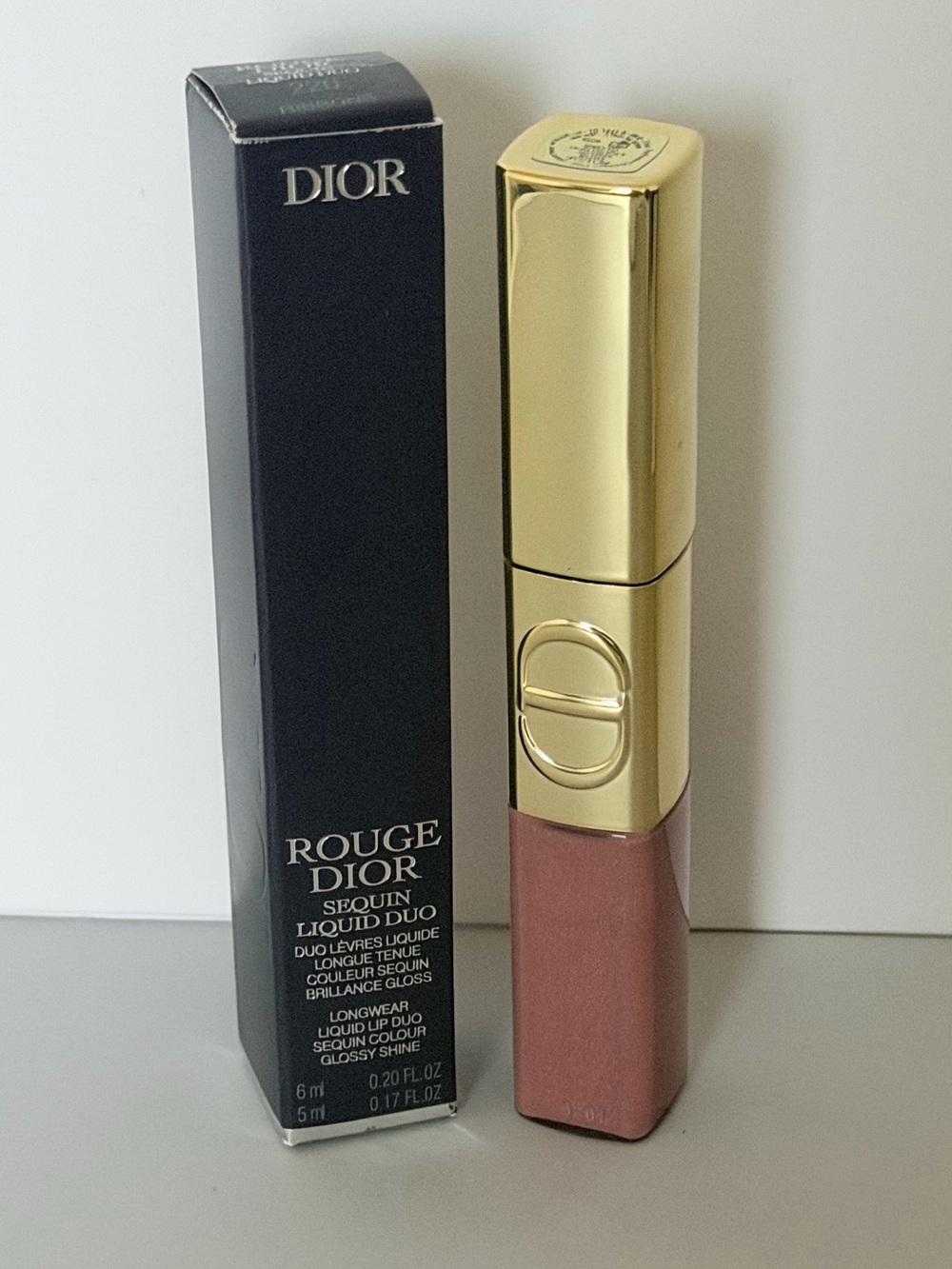 Dior Rouge Dior Sequin Liquid Duo Lip Gloss - 220 Ribbons