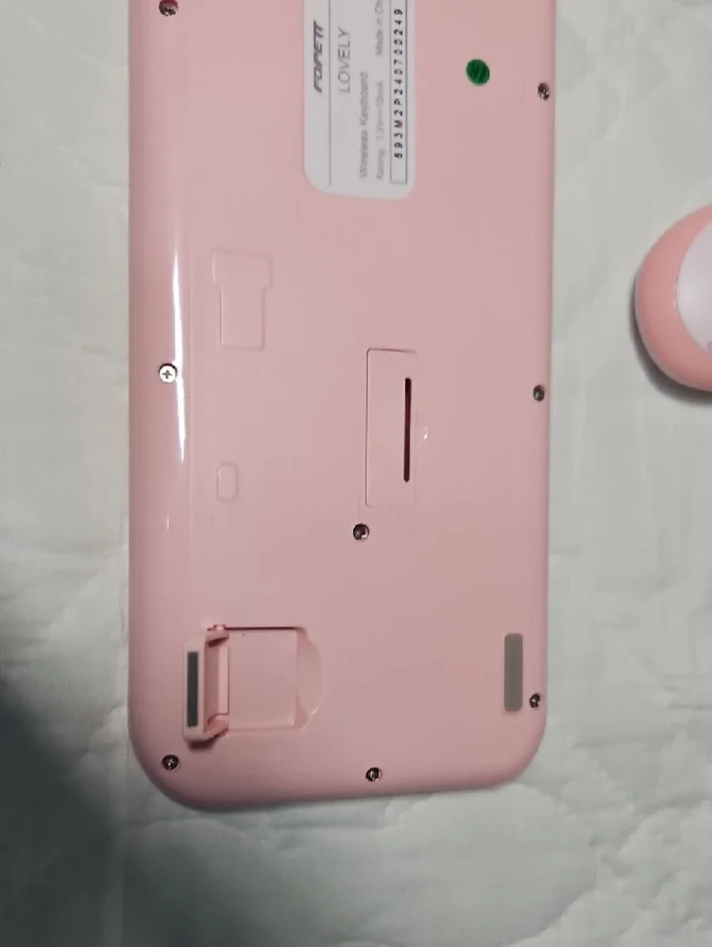 Lovely Pink Wireless Keyboard And Mouse by FOREVY - Picture 5 of 9