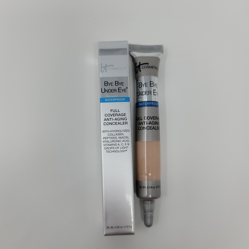 IT Cosmetics Bye Bye Under Eye Waterproof Concealer Neutral Medium 0.28oz New‎