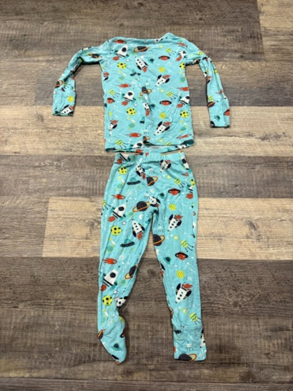 Posh Peanut 2T Pajamas Space Print - Picture 6 of 6