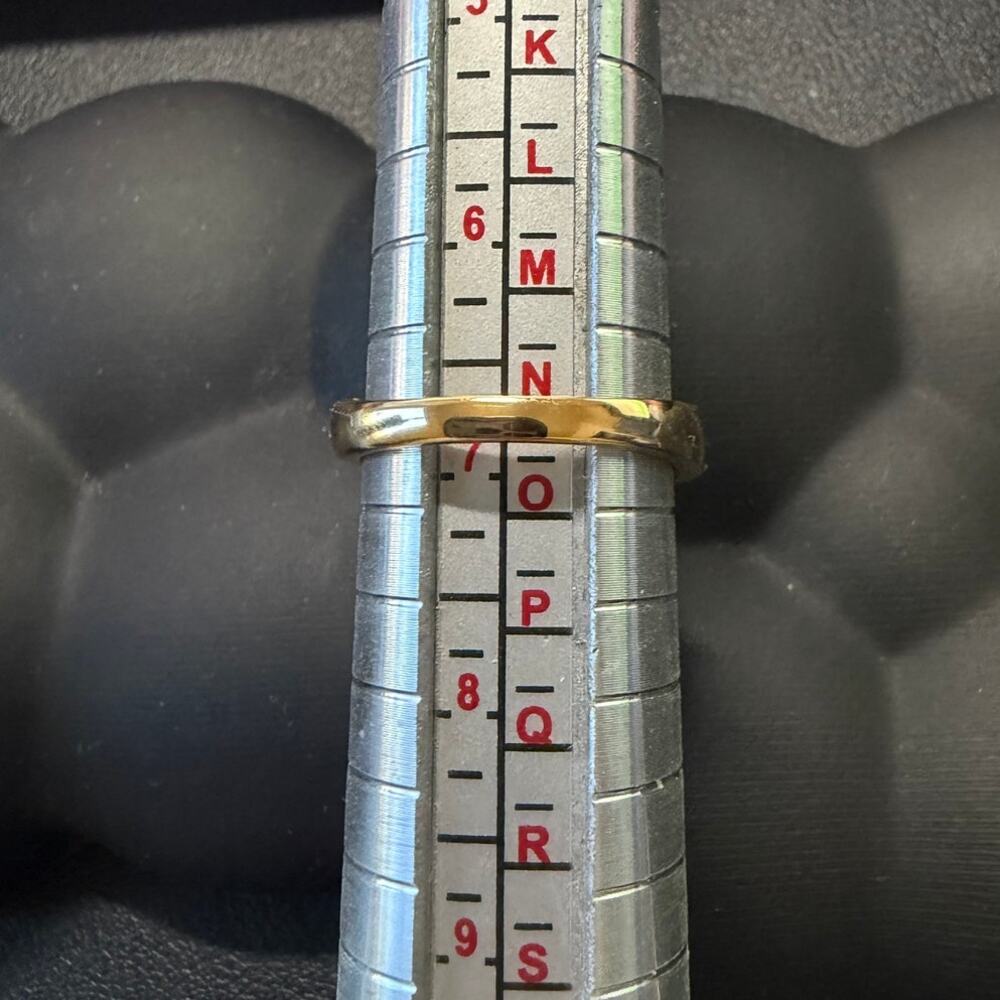 NEW Sleeping Beauty Turquoise 18k Yellow Gold Over Sterling Silver Bypass Ring - Picture 11 of 16