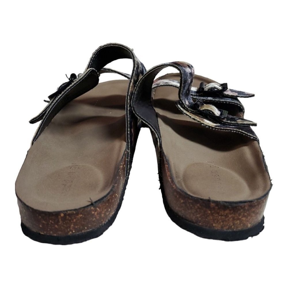 Madden Girl Steve Madden Women's Floral Two Strap Slip On Slide Sandals … - Picture 4 of 12