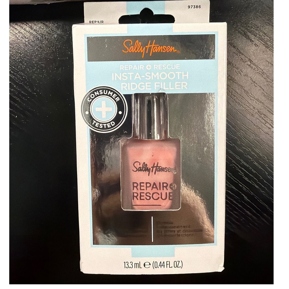 Sally Hansen Repair + Rescue Insta-Smooth Ridge Filler Sheer Pink 0.44 fl oz