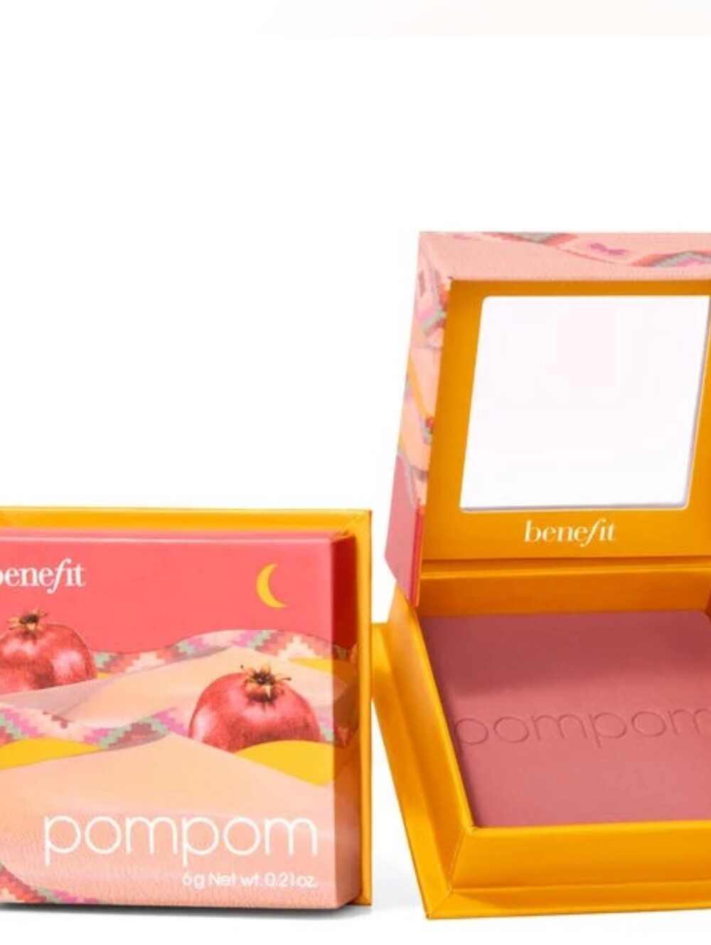 Benefit Pompom pomegranate-rose blush box