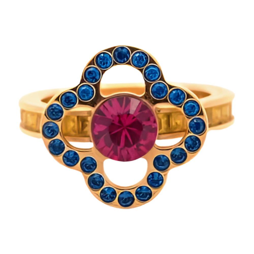 6717 - Louis Vuitton Bark Eye Candy Ring - Size L