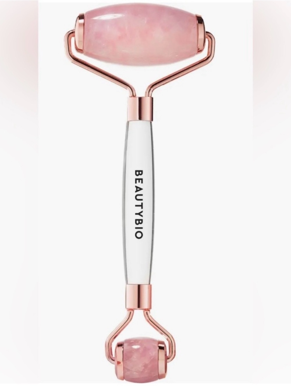 BEAUTYBIO Rose Quartz Crystal Facial Roller - BNIB