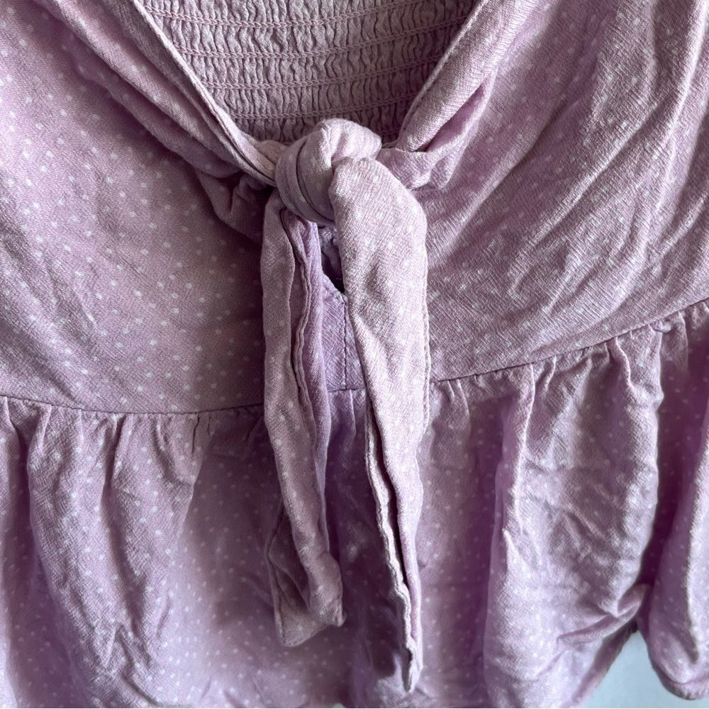 Pacsun LA Hearts Purple Polka Dot Tank Top - Picture 9 of 9