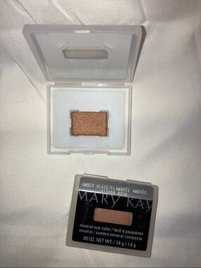 (2) New Amber Blaze Mary Kay Mineral Eye Color Powder Eyeshadow Refill