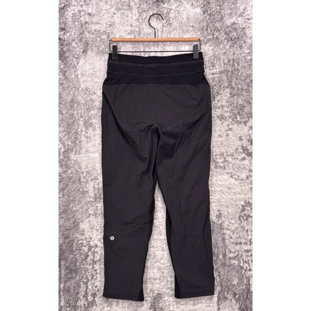 Lululemon Pants 4 Womens Dance Studio Mid Rise Cropped Black - Picture 2 of 7