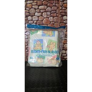 Vintage Owen Fleece Crib Blanket