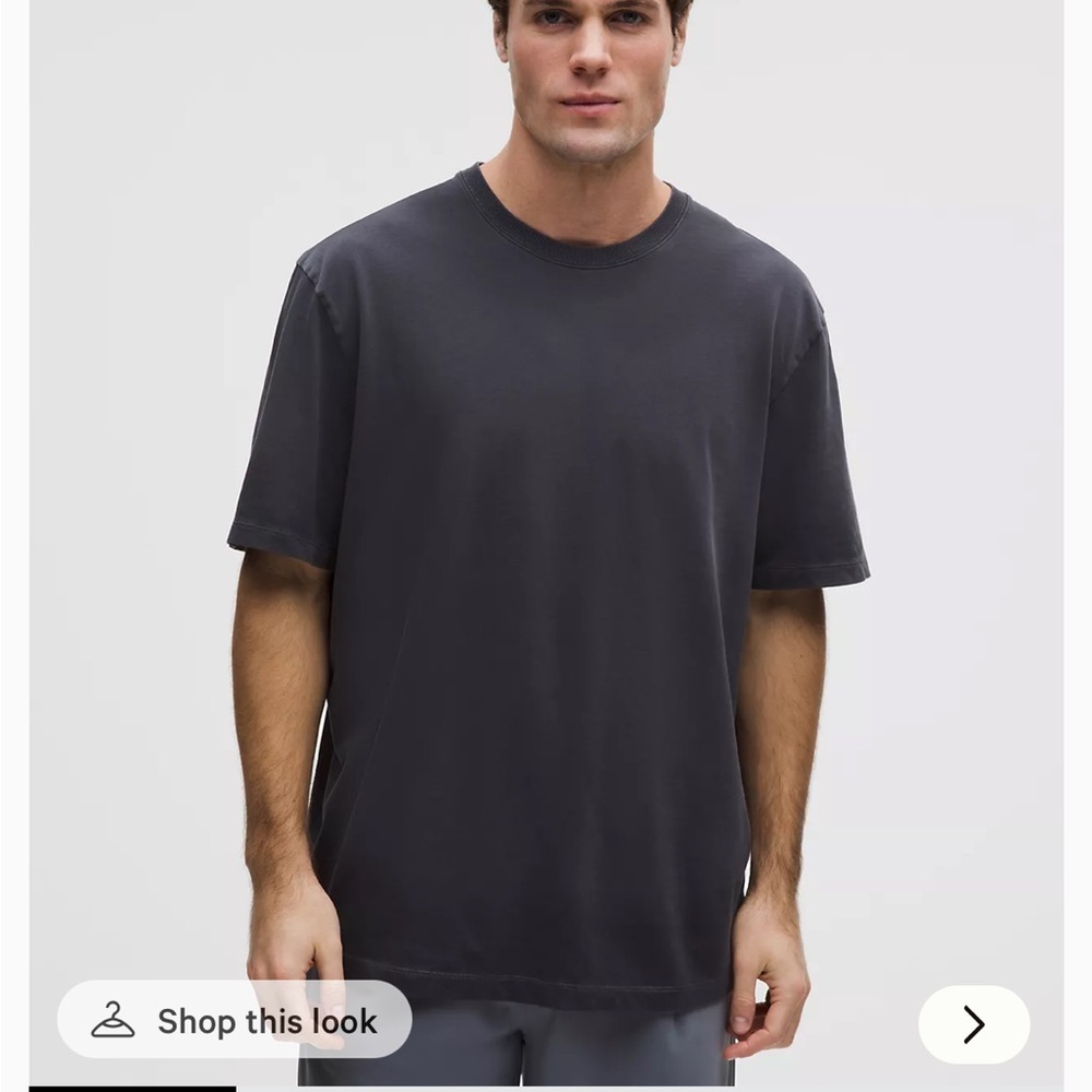 lululemon athletica Charcoal Short Sleeve Tee