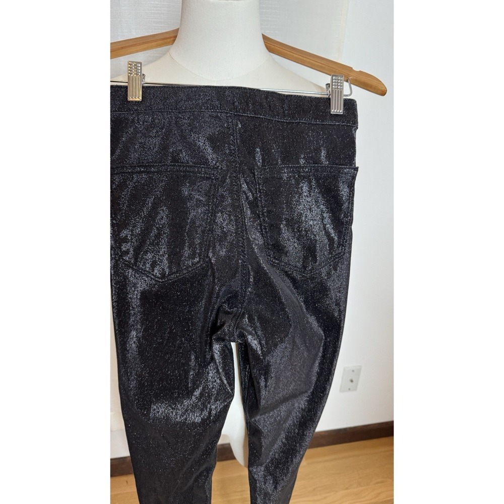 Top Shop (New) Black Metallic Legging/Pants Women's - Picture 6 of 9