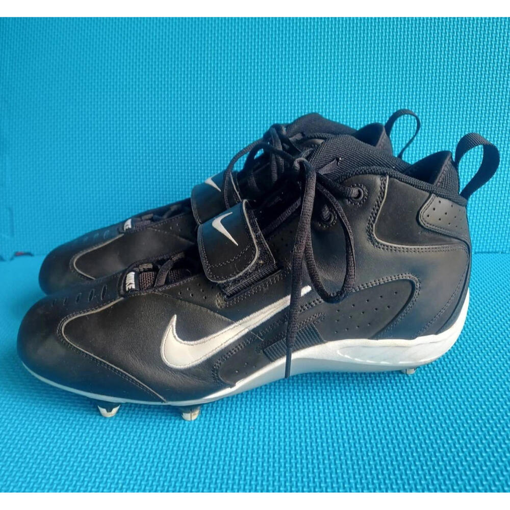 Nike Men's Football Cleats Open Field‎ Size 12 Black #310945-011 Flap