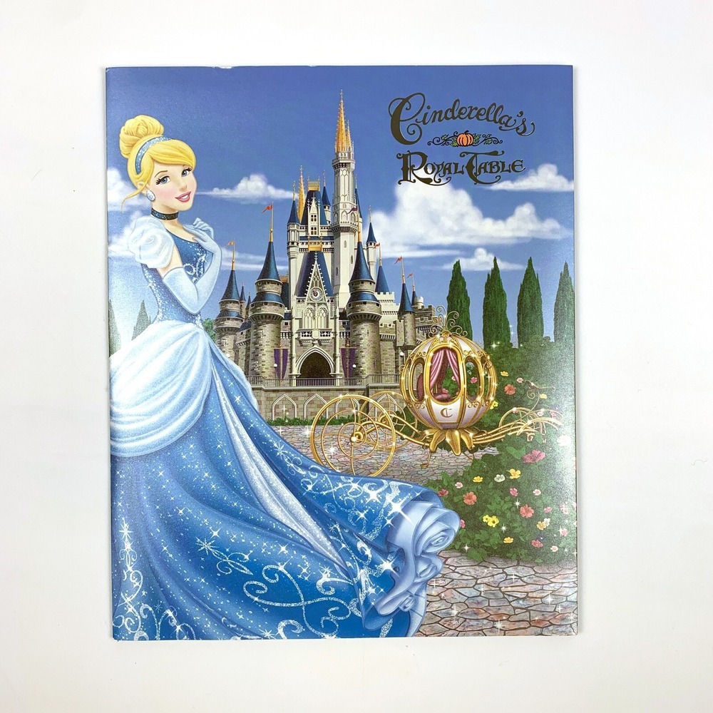WDW Magic Kingdom Cinderellas Royal Table Photo‎ Folder Frame Night Castle Blue - Picture 2 of 12