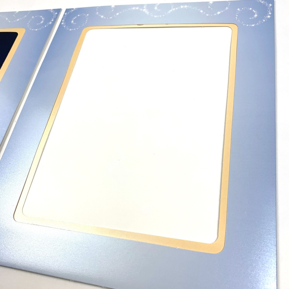 WDW Magic Kingdom Cinderellas Royal Table Photo‎ Folder Frame Night Castle Blue - Picture 6 of 12
