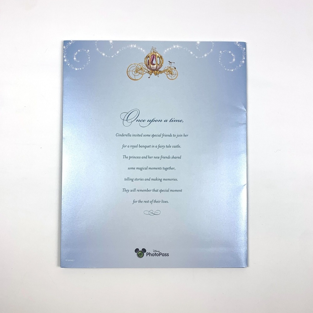 WDW Magic Kingdom Cinderellas Royal Table Photo‎ Folder Frame Night Castle Blue - Picture 7 of 12