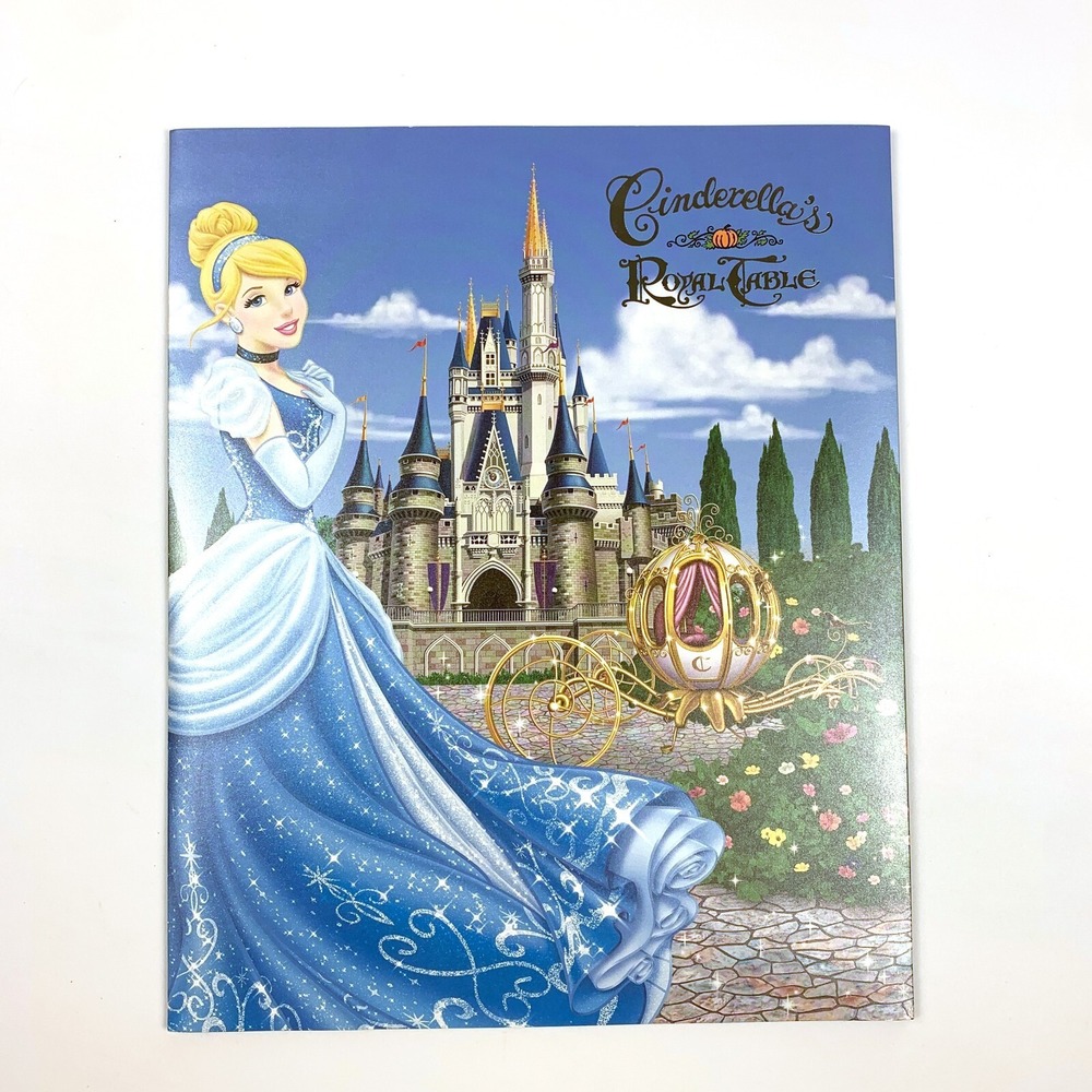 WDW Magic Kingdom Cinderellas Royal Table Photo‎ Folder Frame Night Castle Blue - Picture 9 of 12